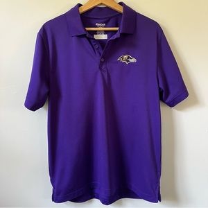 Baltimore RAVENS Reebok Polo, Size M